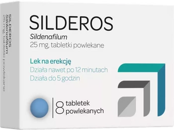 SILDEROS, 25 mg, 8 tabletek powlekanych