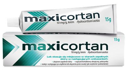 Maxicortan 10 mg/g, krem 15 g