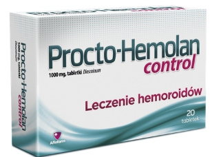 Procto-Hemolan control, 20 tabletek