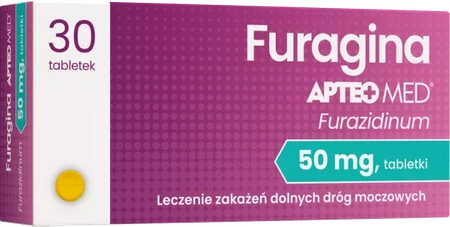 Furagina APTEO MED, 50 mg, 30 tabletek