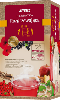 Herbatka rozgrzewająca z imbirem  Apteo 20 saszetek
