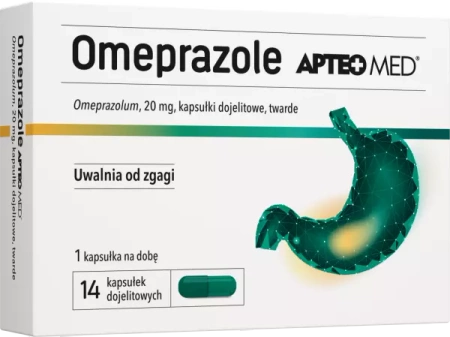 Omeprazole Genoptim, 20 mg, 14 kapsułek
