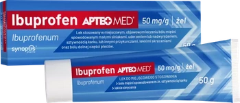 Ibuprofen APTEO MED, 50 mg/g, żel 50 g