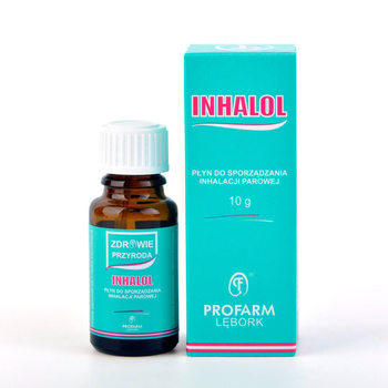 INHALOL, Płyn do sporządzania inhalacji parowej, 10 g