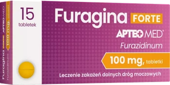 Furagina FORTE APTEO MED, 100 mg, 15 tabletek