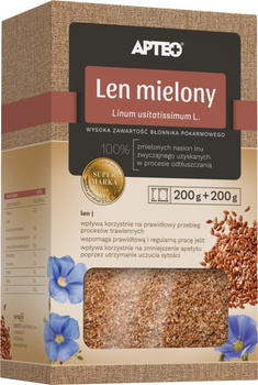 Len mielony Apteo 200g + 200g