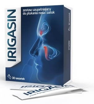 Irigasin Zestaw uzupełniający do płukania nosa i zatok 30 saszetek od 4 lat