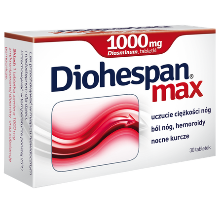 Diohespan max 1000 mg 30 tabletek