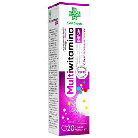 MULTIWITAMINA ENERGIA 20 tabletek musujących 