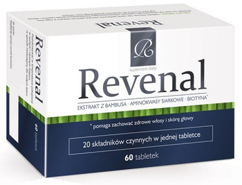 Revenal 60 tabletek zdrowe włosy i skóra