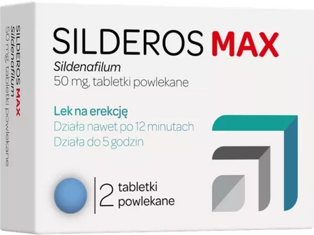 SILDEROS MAX, 50 mg, 2 tabletki powlekane