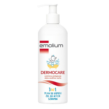 Emolium Dermocare  3w1 płyn-żel-szampon, 400 ml