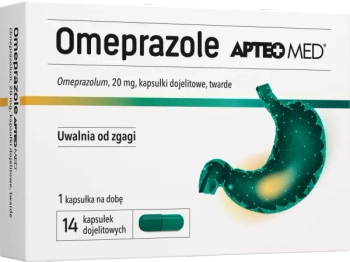 Omeprazole Genoptim, 20 mg, 14 kapsułek