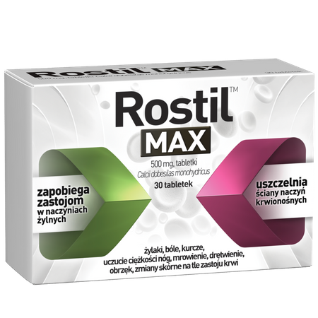Rostil max, 500 mg, 30 tabletek