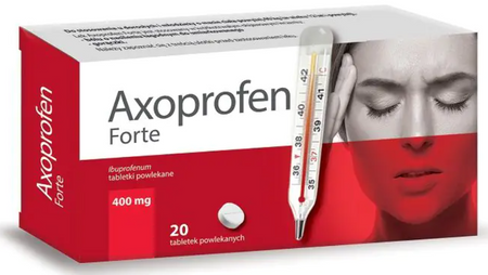Axoprofen Forte, 400 mg, 20 tabletek powlekanych