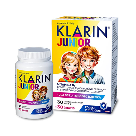 KLARIN JUNIOR 60 tabletek Farmapol