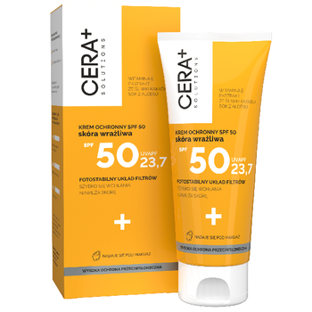 CERA+KREM OCHRONNY SPF 50 SKÓRA WRAŻLIWA 50ML