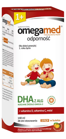 Omegamed odporność syrop 1+ 140 ml