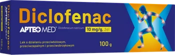 Diclofenac APTEO MED, 10 mg/g, żel, 100 g