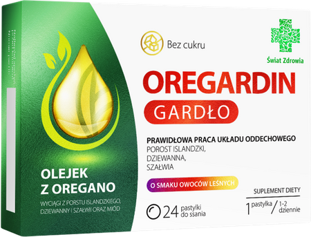 OREGARDIN 24 pastylki do ssania