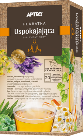 Herbatka uspokajająca z pomarańczą APTEO 20 saszetek