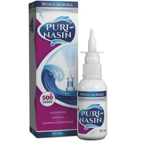 Puri-nasin Woda morska z substancją nawilżającą 50 ml