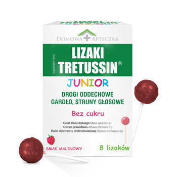 Tretussin Junior lizaki 8 szt.