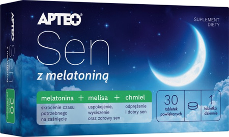 Sen APTEO z melatoniną 30 tabletek