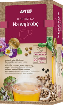Herbatka na wątrobę Apteo 20 saszetek