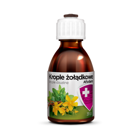 Krople żołądkowe Aflofarm. krople doustne 35 g