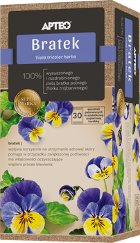 Bratek APTEO 30 saszetek 100% ziele bratek polny / fiołek trójbarwny
