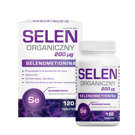 Selen organiczny, 120 tabletek 