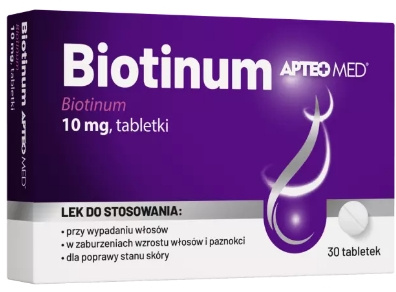 Biotinum APTEO MED, 10 mg, tabletki