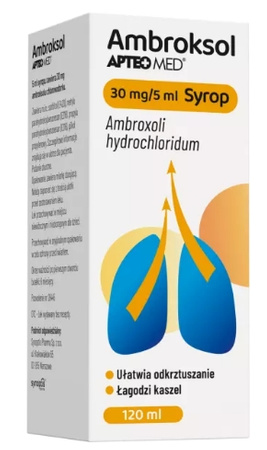 Ambroksol APTEO MED, 30 mg/5 ml syrop 100 ml