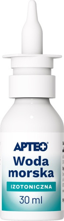 Woda morska izotoniczna 30 ml Apteo od 1 miesiąca życia