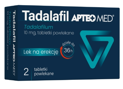 Tadalafil APTEO MED 10 mg 2 tabletki powlekane