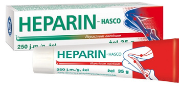 Heparin-Hasco żel 200jm/g 35 g