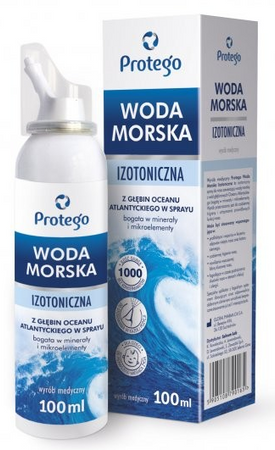 Protego Woda Morska Izotoniczna 100 ml od 1 miesiąca życia