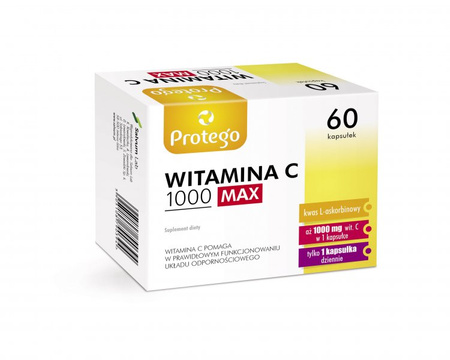Protego Witamina C 1000 Max 60 kapsułek