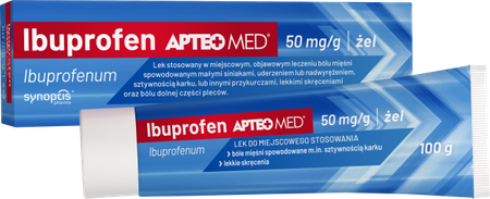 Ibuprofen APTEO MED, 50 mg/g, żel 100 g