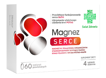 Magnez Serce, 60 tabletek powlekanych