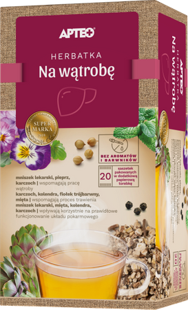 Herbatka na wątrobę Apteo 20 saszetek