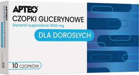 Czopki Glicerynowe Apteo, 2500 mg, 10 czopków