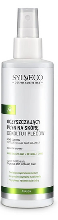 SYLVECO DERMO Oczyszczający płyn na skórę dekoltu i pleców 200 ml