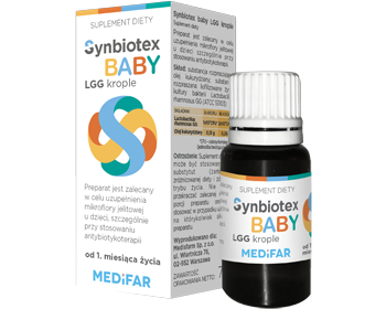 Synbiotex Baby LGG krople 7 ml od 1 miesiąca życia