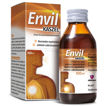 Envil kaszel, 30 mg/5 ml, syrop 100 ml