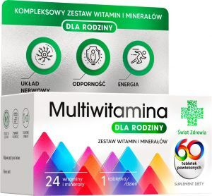 MULTIWITAMINA DLA RODZINY 60 TABLETEK