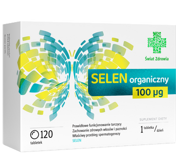 Selen organiczny, 120 tabletek 