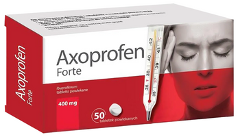 Axoprofen Forte, 400 mg, 50 tabletek powlekanych