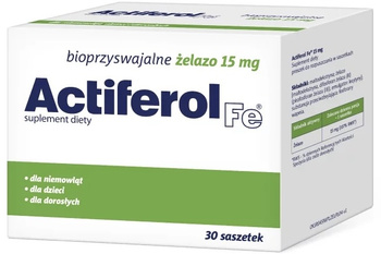Actiferol Fe 15 mg proszek do rozpuszczania 30 saszetek